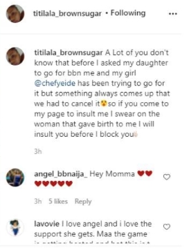 BBNaija 2021: Angel's Mom Blast Trolls, Reveal She Influenced Her Daughter's Audition