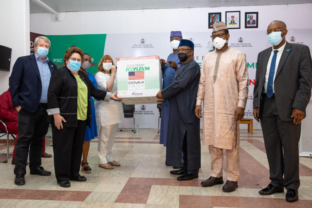 Nigeria receives 4 million COVID-19 vaccine from United States