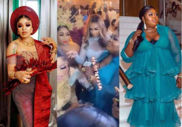 See Video Of Eniola Badmus As She Fights Dirty At Bobrisky's 30th Birthday