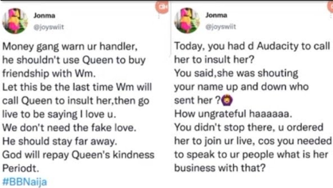 Queen's Social Media Handler Gives Stern Warning To Whitemoney
