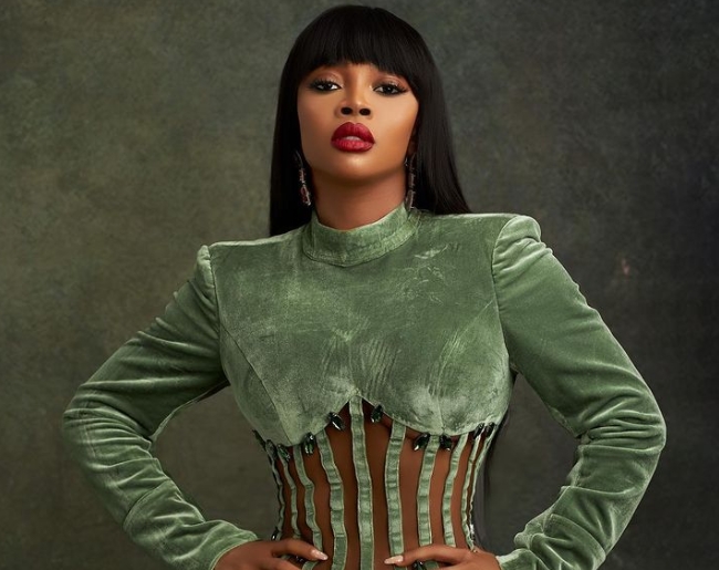Toke Makinwa Slams Troll For Questioning Her Credibility As A Host Of Gulder Ultimate Search
