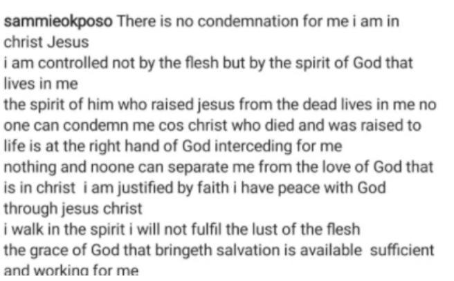 I Am Controlled Not By The Flesh- Sammie Okposo
