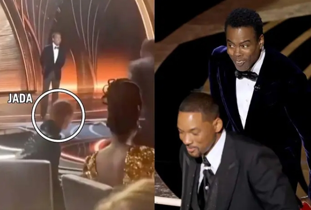 See Video Of Jada Pinkett Laughing After Will Smith Slapped Chris Rock