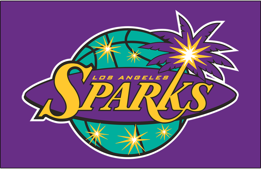 Los Angeles Sparks Primary Dark Logo - Women's National Basketball  Association (WNBA) - Chris Creamer's Sports Logos Page - SportsLogos.Net