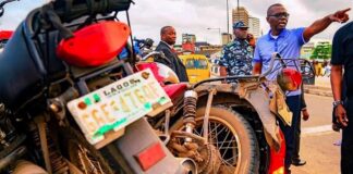 Lagos govenor state bans bikemen