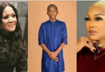Mercy Aigbe Dragged For Celebrating Son's Birthday In Adekaz's House