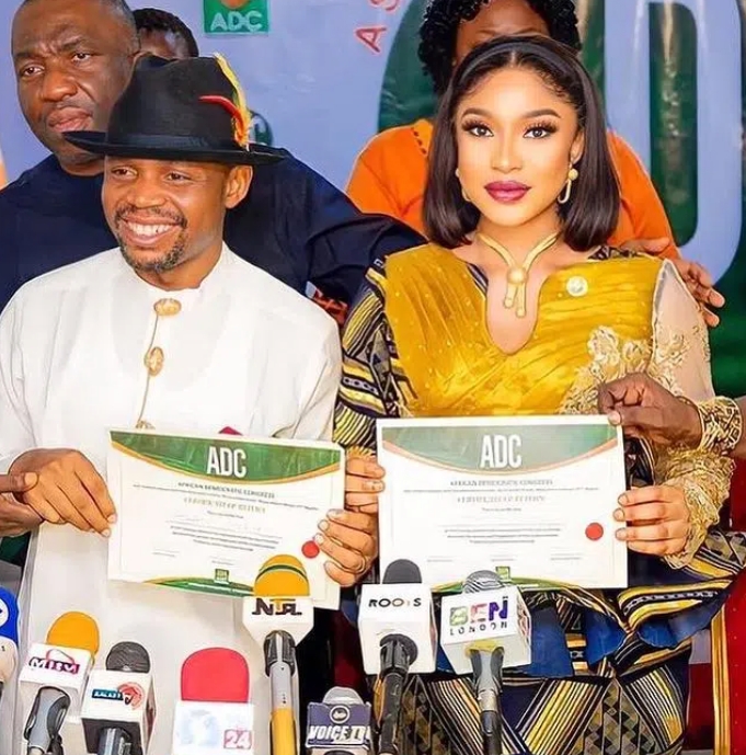 Actress Tonto Dikeh Defends Deputy Governorship Position 