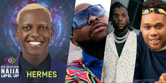 BBNaija: See Reactions As Hermes Features In Burna Boy, Davido’s Music Videos