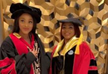 Oritse Femi, AY Makun Wives Bag Doctorate Degrees