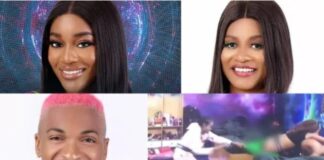BBNaija S7: Beauty Slammed For Pulling Off Phyna's Trouser After Pool Party (Video)