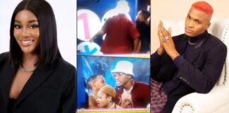 BBNaija 7: Beauty Reveals Under Sheet Acts With Groovy Amidst Fight (Video)