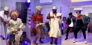 Is He Your New Man- Funke Akindele Queried For Featuring Another Man In Her Birthday Video