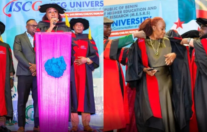 Actress Ireti Doyle Bags A Doctorate Degree
