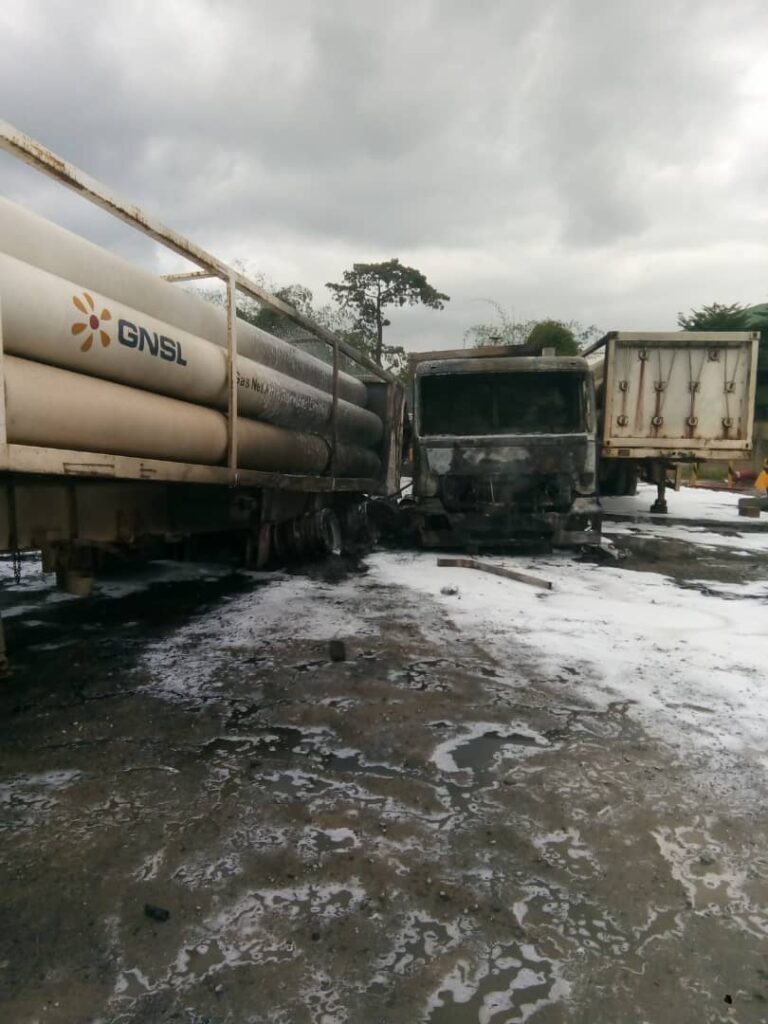 Update: Lagos State Fire Service Subdue Gas Explosion