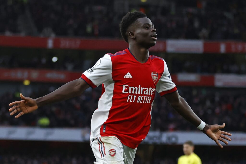 Bukayo Saka Named England Men’s Player Of The Year 2021/2022