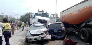 Seven Passengers Burnt To Death Near Third Mainland Bridge In Lagos