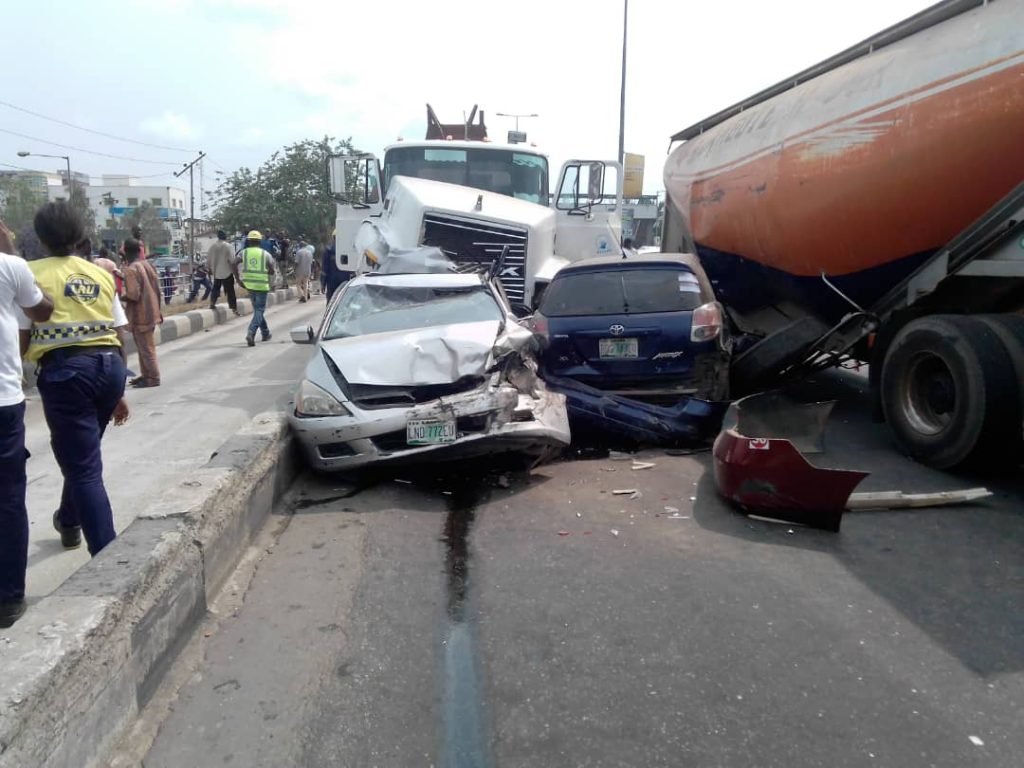 Seven Passengers Burnt To Death Near Third Mainland Bridge In Lagos