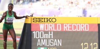 Tobi Amusan's: The World Athletics Has Ratified Tobi Amusan's 100m Hurdles Record (12.12 Seconds)