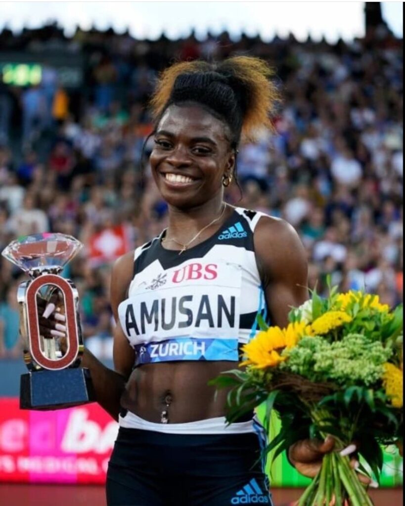 Tobi Amusan Sets New Record, Wins Diamond League