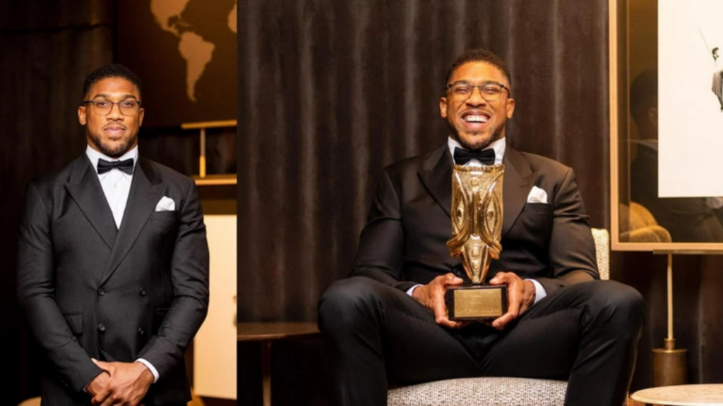 Former World Champion Anthony Joshua Bags BOA Award