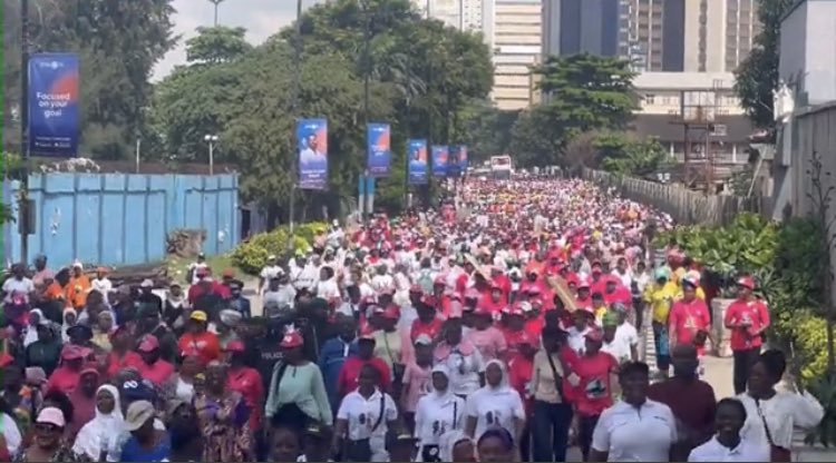 Lagos Women Stage Solidarity Walk For Tinubu