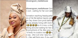 Ooni of Ife's Alleged Longtime Lover Angry For Being Ignored