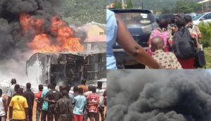 Diesel Tanker Explodes Near A School Owned By Bishop Oyedepo In Abuja