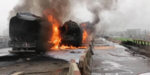 10 Die In Lagos-Ibadan Expressway Tanker Explosion