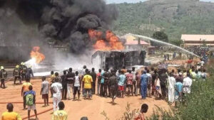 Diesel Tanker Explodes Near A School Owned By Bishop Oyedepo In Abuja