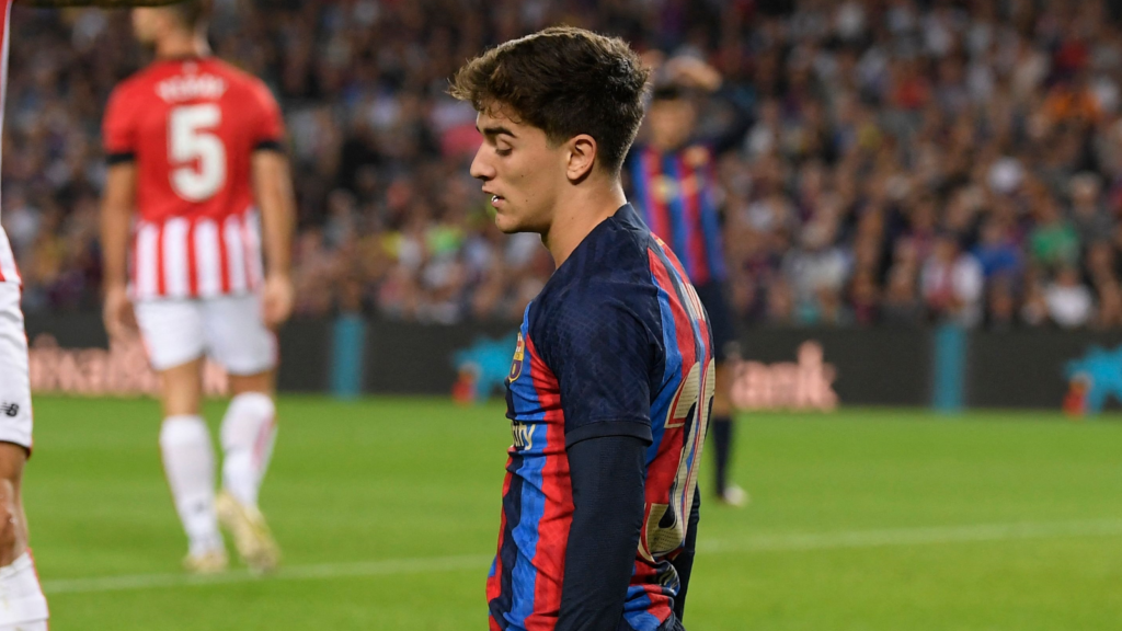 Barcelona Given Scare As Gavi Walks Off In Tears After Suffering Groin Injury In Athletic Club Clash