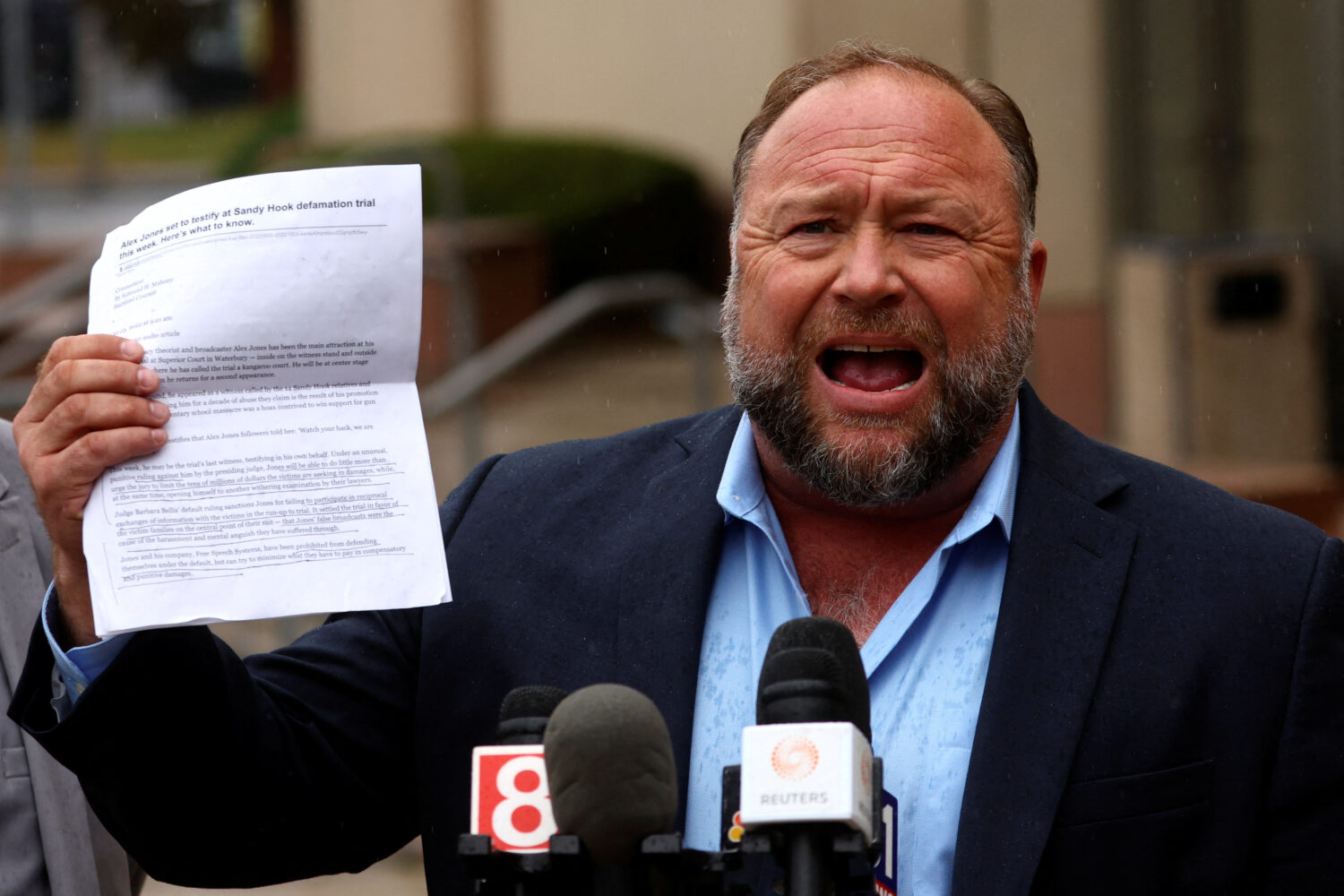 Alex Jones Told To Pay $965m Damages To Sandy Hook Victims' Families