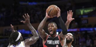 Lillard, Grant Lead Blazers' Late Rally Past Lakers,Russell Westbrook Benched Late