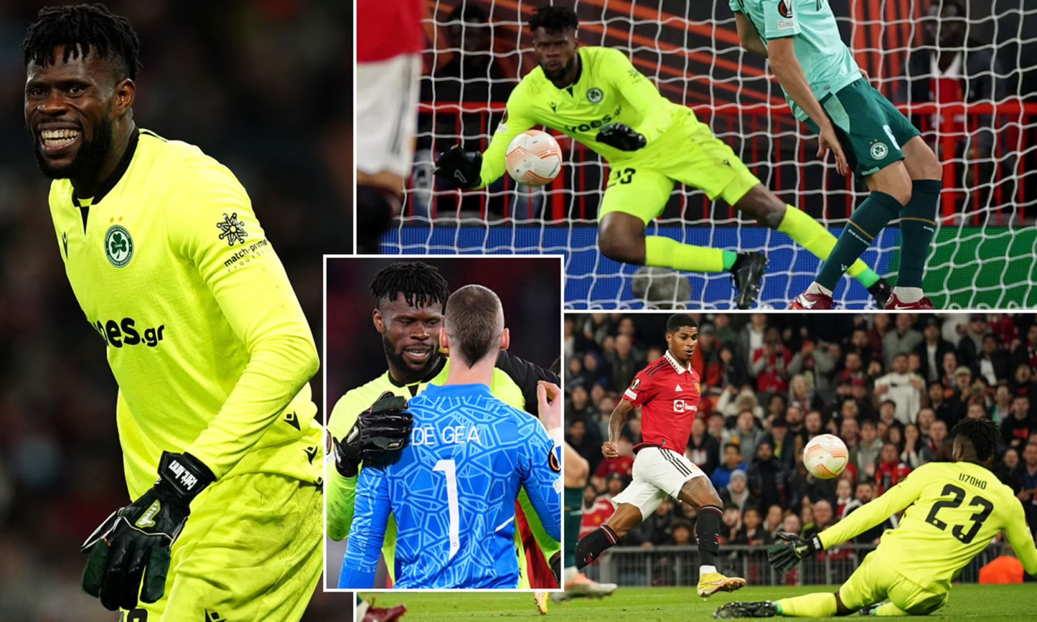 francis uzoho against man united