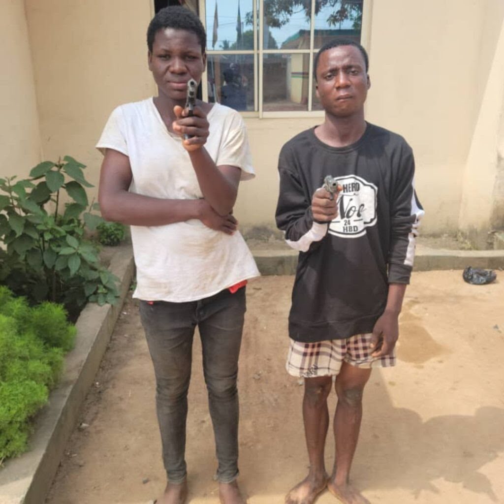 Woman, 19-Year Old Boy Nabbed For Carrying Out Robbery With Toy Gun