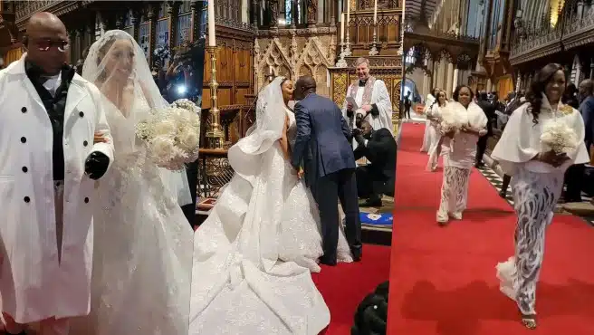 Fidelis Anosike, Rita Dominic Exchange Marital Vows In UK (Video)