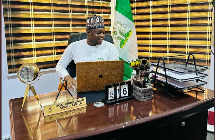 Cute Abiola Resumes Office As Kwara Gov SSA [Photos]