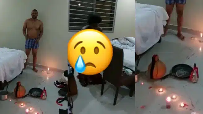 “Fear Women”- Nigerians React As Man Catches Pregnant Wife In Bed With Pastor [Photos/Video]