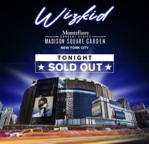 Wizkid Thrills Fans At A Sold-Out Madison Square Garden Concert