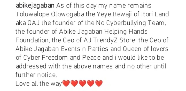 Ooni Of Ife's Alleged Lover, Abike Jagaban Issues Stern Warning To The Public 
