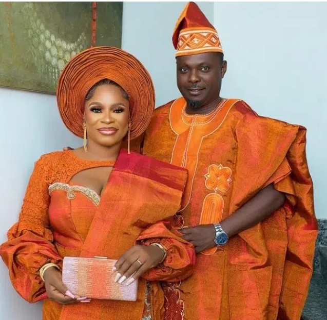 Kunle Afod, Wife Share A Kiss Days After  Announcing Separation From Him 