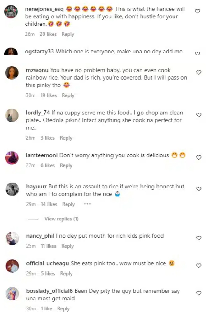 Reactions As DJ Cuppy Shows Off Cooking Skills