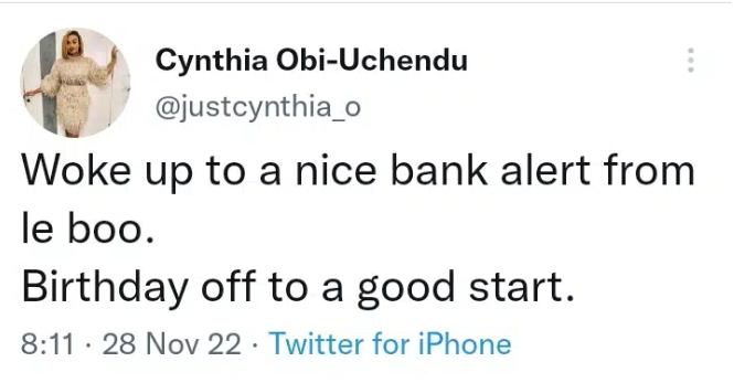 Woke Up To A Bank Alert From Le Boo- Ebuka Obi-Uchendu's Wife Gushes