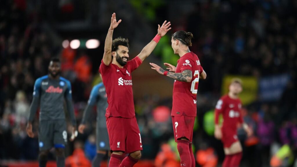 Highlight: Liverpool 2-0 Napoli As Mohamed Salah And Darwin Nunez Net late On