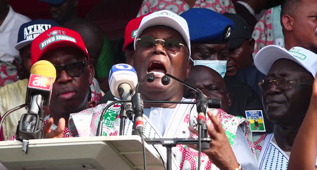 FAKE! Atiku Is Not Resigning From Politics As Broadcast Message Claim