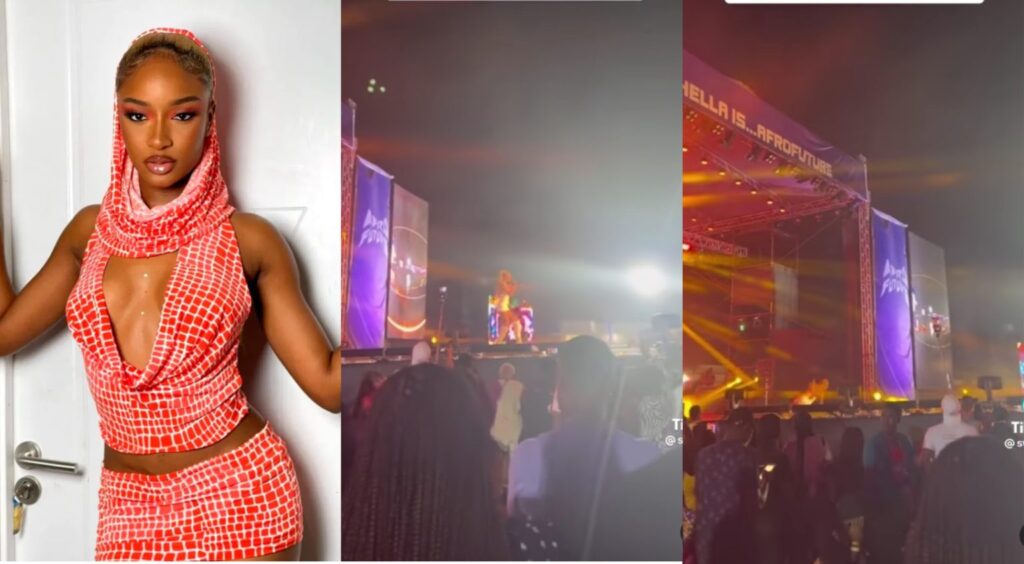 Video: Ayra Starr Cautions Afrochella Organisers After Falling On Stage