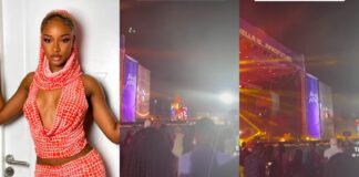 Ayra Starr Cautions Afrochella Organisers After Falling On Stage