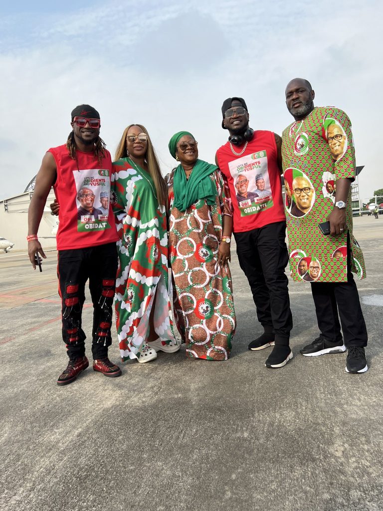 2023: P-Square Arrives Port Harcourt For Peter Obi Presidential Rally (Photos)