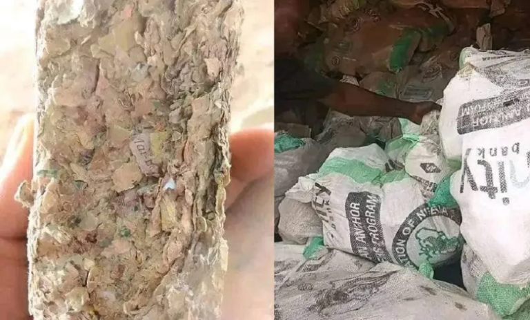 EFCC, Police Reacts To Video Of Decayed Naira Notes Discovered In Benue