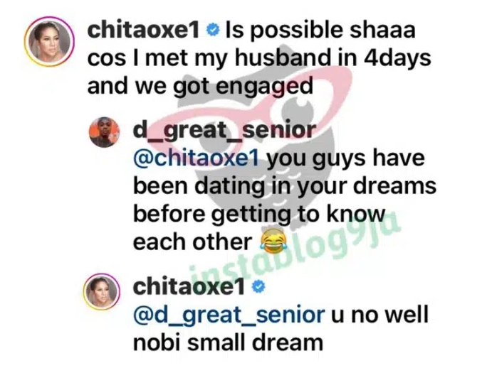 My Husband And I Got Engaged Within 4days After We Met- Actress Chita Agwu