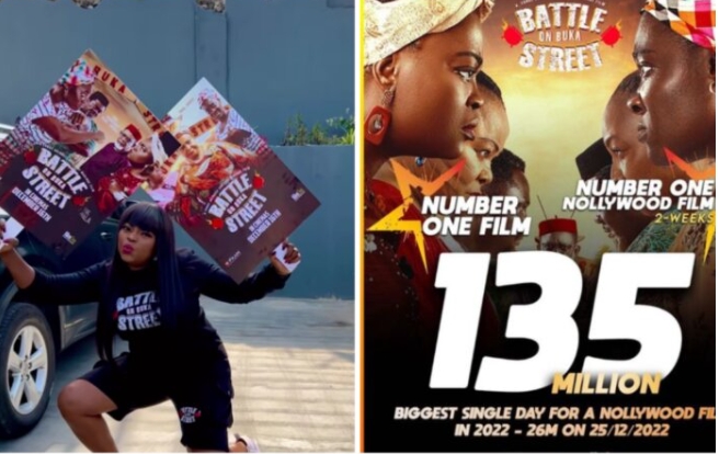 Funke Akindele Excited As Battle On Buka Street Makes N135M In One Day